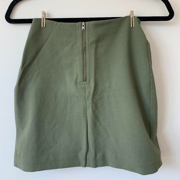 Green Wilfred Free Peggy A-Line mini skirt - Picture 2 of 5